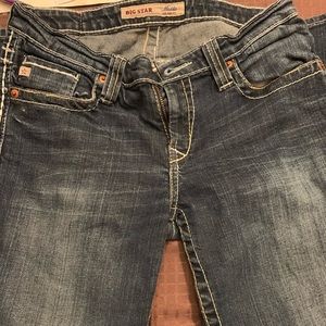 Women’s Big Star Jeans. Distressed look.